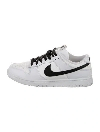 Pre-owned Nike Leather Printed Sneakers In White