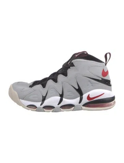 Pre-owned Nike Leather Printed Sneakers In White