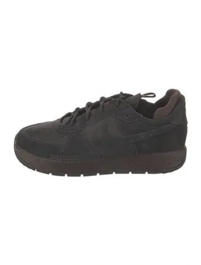 Pre-owned Nike Leather Sneakers In Black