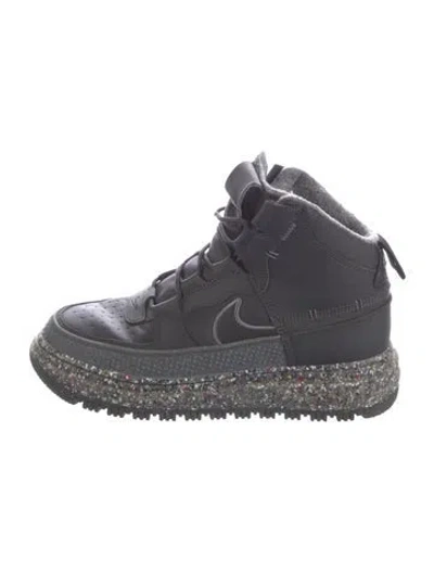 Pre-owned Nike Leather Sneakers In Black