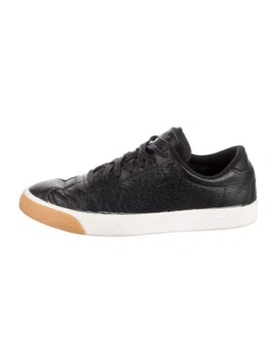 Pre-owned Nike Leather Sneakers In Black
