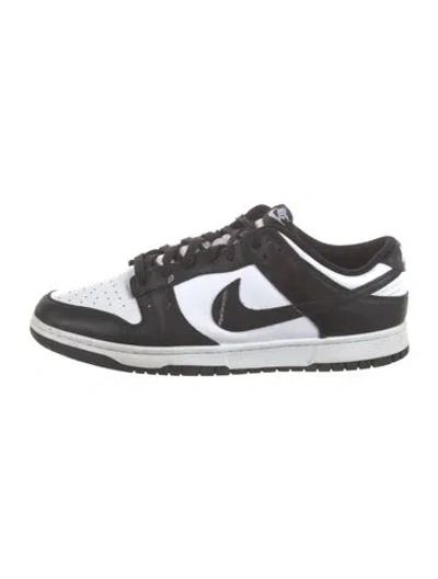 Pre-owned Nike Leather Sneakers In Black/white
