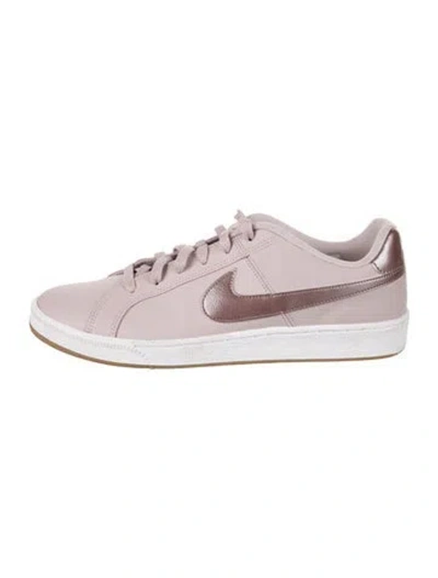 Pre-owned Nike Leather Sneakers In Pink
