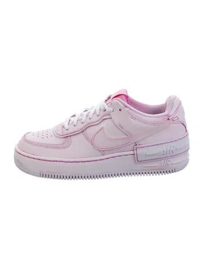 Pre-owned Nike Leather Sneakers In Pink