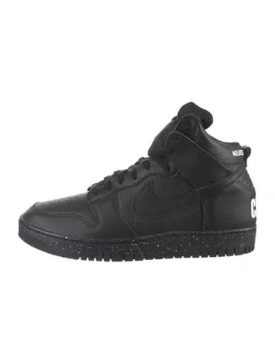 Pre-owned Nike Leather Sneakers W/ Tags In Black