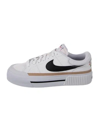 Pre-owned Nike Leather Sneakers W/ Tags In White