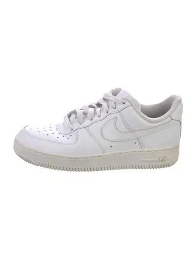 Pre-owned Nike Leather Sneakers In White