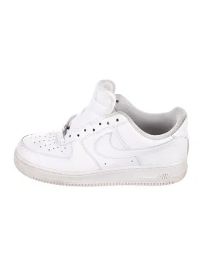 Pre-owned Nike Leather Sneakers In White
