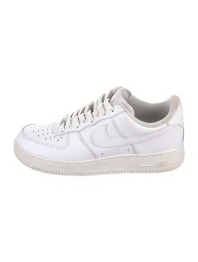 Pre-owned Nike Leather Sneakers In White