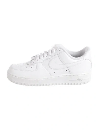 Pre-owned Nike Leather Sneakers In White