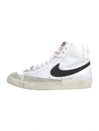 Pre-owned Nike Leather Sneakers In White