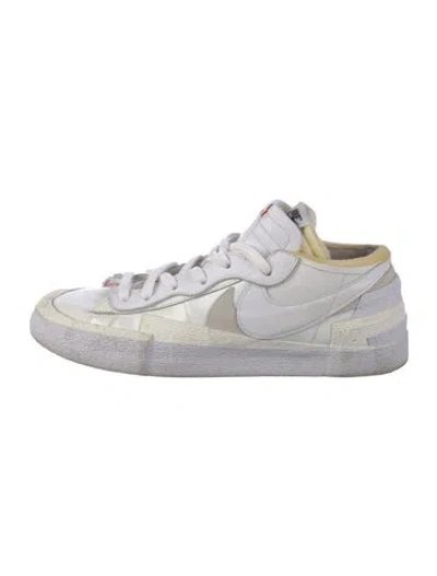 Pre-owned Nike Leather Sneakers In White
