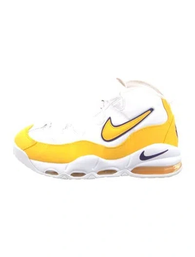 Pre-owned Nike Leather Sneakers In Yellow