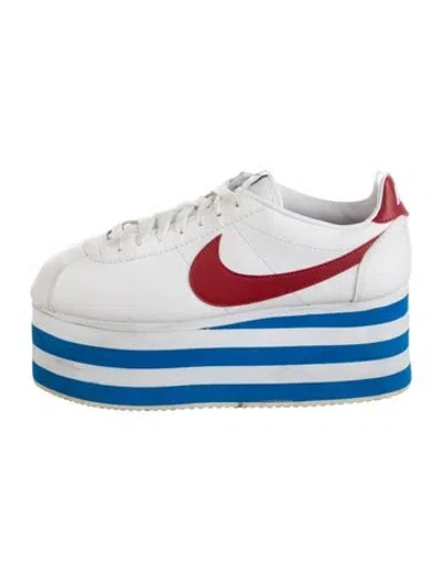 Pre-owned Nike Leather Striped Pumps In Multi