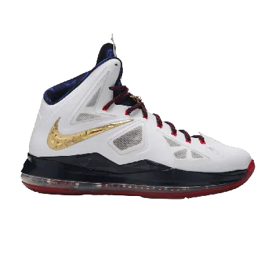 Pre-owned Nike Lebron 10+ Sport Pack 'gold Medal' In White