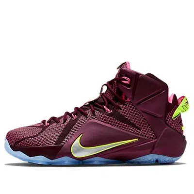 Nike Lebron 12 Ep 'double Helix' In Burgundy