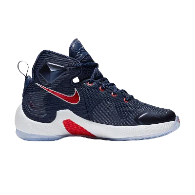Pre-owned Nike Lebron 13 Gs 'usa' In Blue