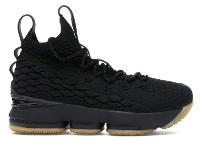 Pre-owned Nike Lebron 15 Gum Sneakers In Black/gum Light Brown In Multi