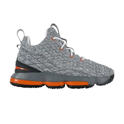 Pre-owned Nike Lebron 15 Ps 'grey Orange'