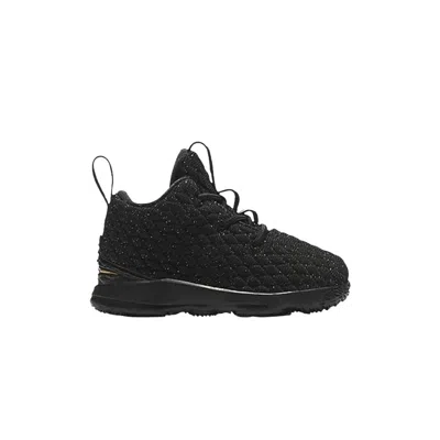Pre-owned Nike Lebron 15 Td 'metallic Gold' | Black | Infant Size 7