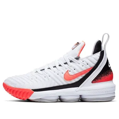 NIKE NIKE LEBRON 16 'AIR TECH CHALLENGE HOT LAVA WHITE'