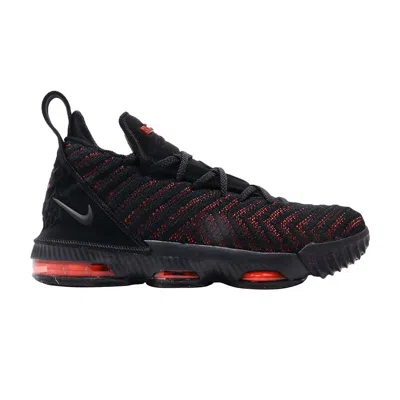 Pre-owned Nike Lebron 16 Gs 'fresh Bred' | Black | Kid's Size 6.5