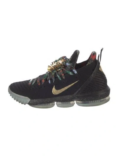 Pre-owned Nike Lebron 16 Watch The Throne Sneakers In Black
