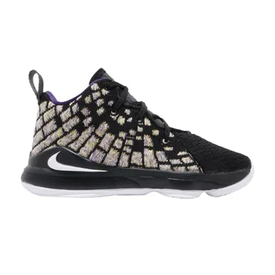 Pre-owned Nike Lebron 17 Bp 'lakers' | Black | Kid's Size 2