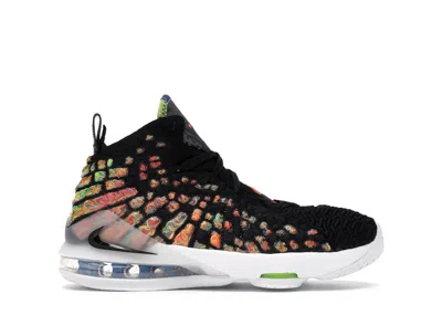 Pre-owned Nike Lebron 17 James Gang Sneakers In Black