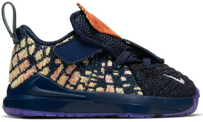Pre-owned Nike Lebron 17 Monstars Sneakers In Navy Blue Heather
