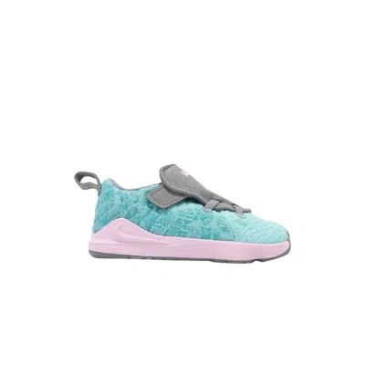 Pre-owned Nike Lebron 17 Td 'south Beach' | Blue | Infant Size 7