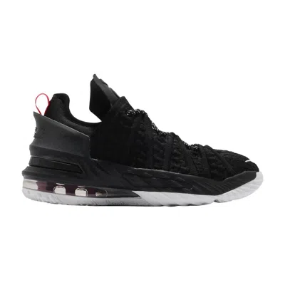 Pre-owned Nike Lebron 18 Gs 'black University Red' | Kid's Size 3.5