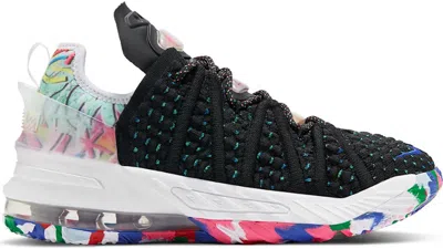Pre-owned Nike Lebron 18 Sneakers In Black