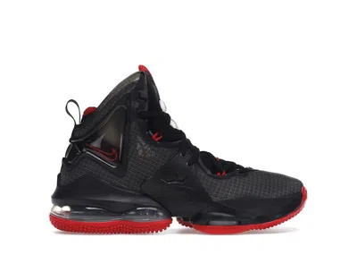 Pre-owned Nike Lebron 19 B Sneakers In Black/dark Grey/red