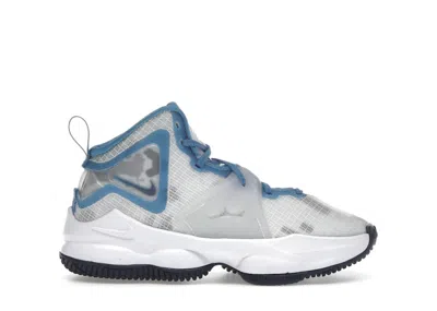 Pre-owned Nike Lebron 19 Space Jam Sneakers In White/dutch Blue/blue Void In Multi