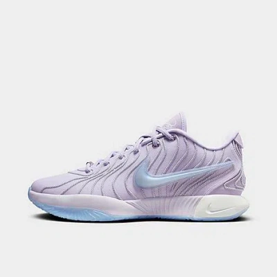 Nike Lebron 21 Basketball Shoes In Barely Grape/lilac Bloom/summit White/light Armory Blue