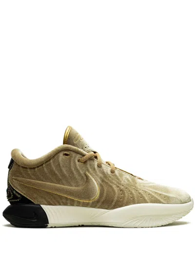 Nike X The Shop Lebron 21 "metallic Gold" Sneakers