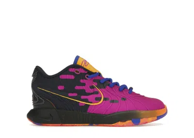Pre-owned Nike Lebron 21 Se Welcome To Camp Sneakers In Hyper Violet/hyper Royal/obsidian