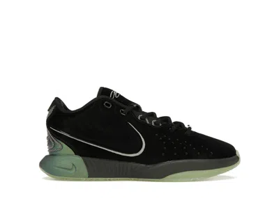 Pre-owned Nike Lebron 21 Tahitian Sneakers In Black/iron Grey/oil Green In Multi