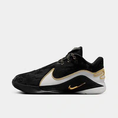 Nike Lebron 22 Basketball Shoes In White/metallic Gold/black
