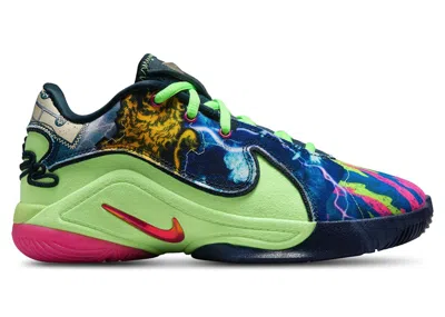 Pre-owned Nike Lebron 22 Bryce's World Sneakers In Blustery/fireberry/ghost Green