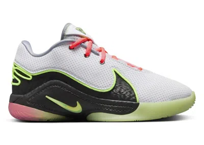 Pre-owned Nike Lebron 22 Crown Jewel Sneakers In White/medium Ash/barely Volt In Multi