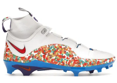 Pre-owned Nike Lebron 4 Menace 3 Fruity Pebbles Sneakers In White/volt/radioactive In Multi
