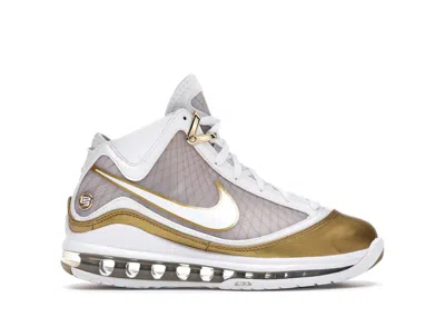 Pre-owned Nike Lebron 7 China Moon (2020) Sneakers In White/metallic Gold