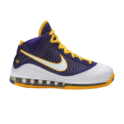 Pre-owned Nike Lebron 7 Gs Qs 'media Day' | Yellow | Kid's Size 6