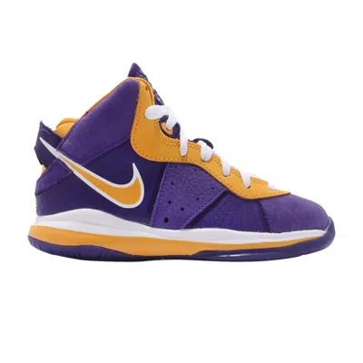 Pre-owned Nike Lebron 8 Ps 'lakers' | Purple | Kid's Size 11