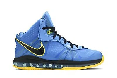 Pre-owned Nike Lebron 8 V/2 'entourage' 429676-401 In Photo Blue/black/tour Yellow
