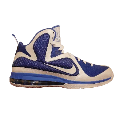 Pre-owned Nike Lebron 9 Pe 'university Of Kentucky' Sample In Blue