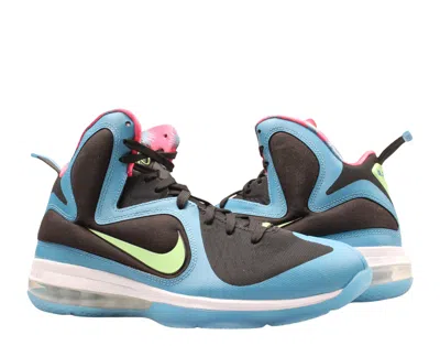 NIKE LEBRON 9 SOUTH COAST BLACK/LIME-BLUE MEN'S BASKETBALL SHOES XI DO5838-001
