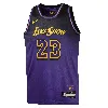 Nike Lebron James Los Angeles Lakers 2024/25 City Edition Big Kids'  Dri-fit Nba Swingman Jersey In Purple